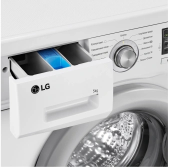 Стиральная машина LG F10B8LD7 класс: A загр.фронтальная макс.:5кг белый инвертор - купить недорого с доставкой в интернет-магазине