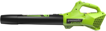 Воздуходувка Greenworks G24AB пит.:от аккум. зеленый/черный - купить недорого с доставкой в интернет-магазине