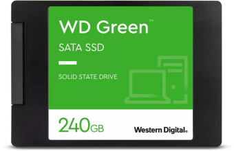 Накопитель SSD WD SATA-III 240GB WDS240G3G0A Green 2.5" - купить недорого с доставкой в интернет-магазине