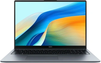 Ноутбук Huawei MateBook D 16 MCLF-X Core i5 12450H 16Gb SSD512Gb Intel UHD Graphics 16" IPS (1920x1200) без ОС grey space WiFi BT Cam (53013YDK) - купить недорого с доставкой в интернет-магазине