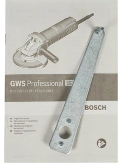Углошлифовальная машина Bosch GWS 9-125 900Вт 11000об/мин рез.шпин.:M14 d=125мм (0601396022) - купить недорого с доставкой в интернет-магазине