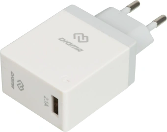 Сетевое зар./устр. Digma DGWC-1U-2.1A-WG 10.5W 2.1A USB универсальное белый - купить недорого с доставкой в интернет-магазине