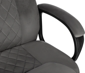 Кресло руководителя Бюрократ CH-730 Fabric темно-серый Holland 18 крестов. пластик - купить недорого с доставкой в интернет-магазине