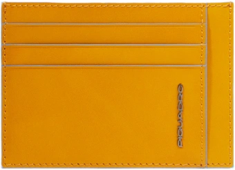 Чехол для кредитных карт Piquadro Blue Square PP2762B2R/G шафрановый натур.кожа - купить недорого с доставкой в интернет-магазине