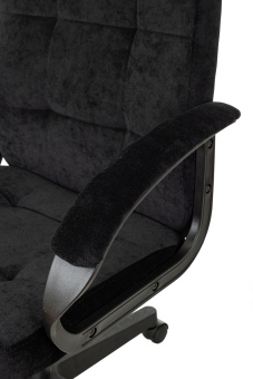 Кресло руководителя Бюрократ CH 002 Fabric черный Light-20 крестов. пластик - купить недорого с доставкой в интернет-магазине