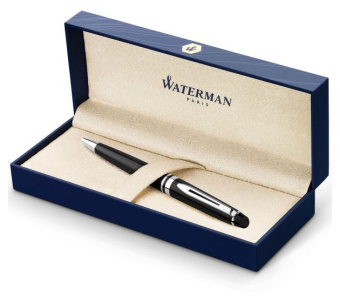 Ручка шариков. Waterman Expert 3 (CWS0951800) Black CT M син. черн. подар.кор. - купить недорого с доставкой в интернет-магазине