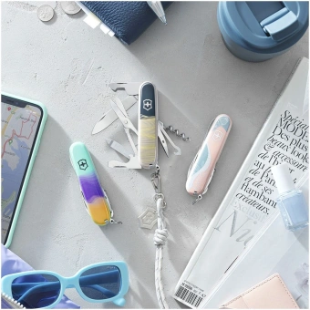 Нож перочинный Victorinox Companion Paris Style (1.3909.E221) 91мм 16функц. розовый подар.коробка в комплекте: шнурок на шею - купить недорого с доставкой в интернет-магазине