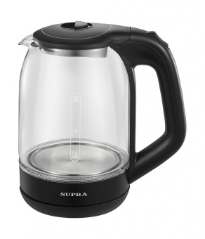 Чайник электрический Supra KES-1872G 1.8л. 1500Вт черный корпус: стекло - купить недорого с доставкой в интернет-магазине