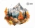 Коврик для мыши Cactus Autumn mountains 220x180x2мм (CS-MPC-P10XS) - купить недорого с доставкой в интернет-магазине