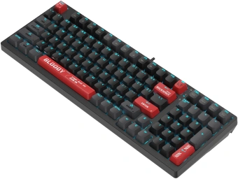 Клавиатура A4Tech AT98 черный/красный USB for gamer LED кабель 1.8м - купить недорого с доставкой в интернет-магазине