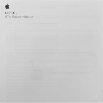 Блок питания Apple A1947 61W от бытовой электросети - купить недорого с доставкой в интернет-магазине