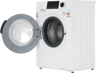 Стиральная машина Midea MFC3814BSW47/W класс: A загр.фронтальная макс.:8кг белый инвертор - купить недорого с доставкой в интернет-магазине