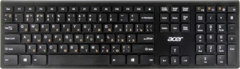 Клавиатура Acer OKR020 черный USB беспроводная slim Multimedia (ZL.KBDEE.004) - купить недорого с доставкой в интернет-магазине