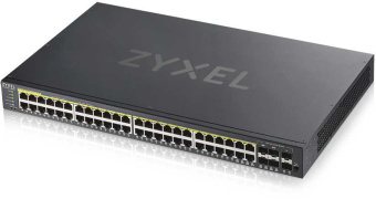 Коммутатор Zyxel GS192048HPV2-EU0101F (L2) 44x1Гбит/с 4xКомбо(1000BASE-T/SFP) 2SFP 48PoE+ 375W управляемый - купить недорого с доставкой в интернет-магазине