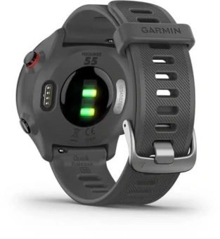 Смарт-часы Garmin Forerunner 55 42мм 1.04" LCD корп.серый рем.серый разм.брасл.:127-220мм (010-02562-13) - купить недорого с доставкой в интернет-магазине