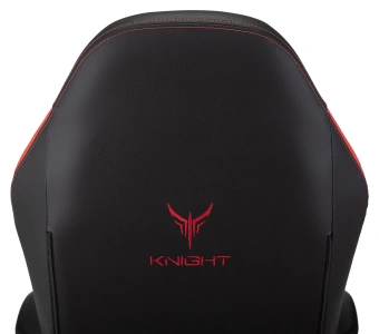 Кресло игровое Knight Neon черный/красный соты экокожа с подголов. крестов. металл - купить недорого с доставкой в интернет-магазине