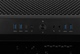 Корпус Thermaltake The Tower 500 черный без БП ATX 11x120mm 5x140mm 4xUSB3.0 audio bott PSU - купить недорого с доставкой в интернет-магазине