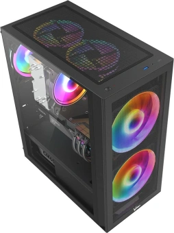 Корпус Formula Air Power G5 DUO черный без БП ATX 5x120mm 3x140mm 1xUSB3.0 audio bott PSU - купить недорого с доставкой в интернет-магазине