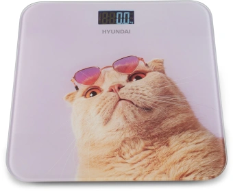Весы напольные электронные Hyundai H-BS03456 макс.180кг сиреневый - купить недорого с доставкой в интернет-магазине