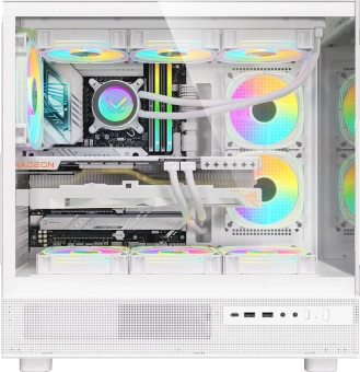 Корпус Formula Crystal Z8 Cosmic белый без БП ATX 3x120mm 5x140mm 1xUSB2.0 1xUSB3.0 1xUSB3.1 audio bott PSU - купить недорого с доставкой в интернет-магазине
