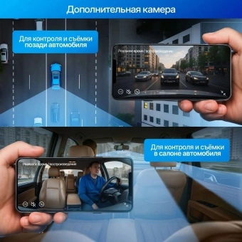 Видеорегистратор TrendVision Online Air 4G черный 1080x1920 1080p 160гр. GPS Allwinner V853 - купить недорого с доставкой в интернет-магазине