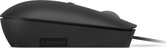 Мышь Lenovo 400 черный оптическая 2400dpi USB-C 3but (GY51D20875) - купить недорого с доставкой в интернет-магазине