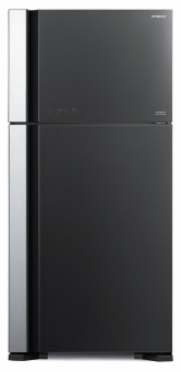 Холодильник Hitachi R-VG660PUC7-1 GGR 2-хкамерн. серый стекло инвертер - купить недорого с доставкой в интернет-магазине