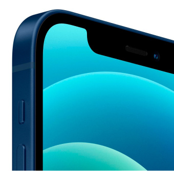 Смартфон Apple A2403 iPhone 12 64Gb 4Gb синий моноблок 3G 4G 1Sim 6.1" 1170x2532 iOS 15 12Mpix 802.11 a/b/g/n/ac/ax NFC GPS TouchSc Protect - купить недорого с доставкой в интернет-магазине