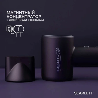 Фен Scarlett SC-HD70I43 1600Вт синий - купить недорого с доставкой в интернет-магазине