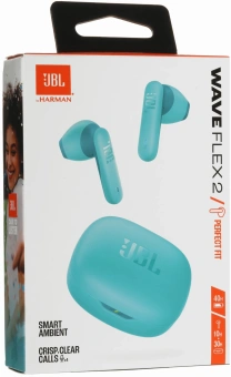 Гарнитура вкладыши JBL Wave Flex 2 синий беспроводные bluetooth в ушной раковине (JBLWFLEX2BLU) - купить недорого с доставкой в интернет-магазине
