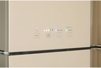 Холодильник Hitachi R-W660PUC7 GBE 2-хкамерн. бежевый стекло инвертер - купить недорого с доставкой в интернет-магазине