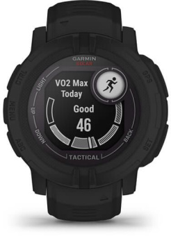 Смарт-часы Garmin Instinct 2 Solar 45мм 0.9" AMOLED корп.черный силикон рем.черный (010-02627-03) - купить недорого с доставкой в интернет-магазине