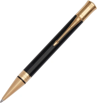 Ручка шариков. Parker Duofold K74 (1931386) Black GT M черн. черн. подар.кор. - купить недорого с доставкой в интернет-магазине