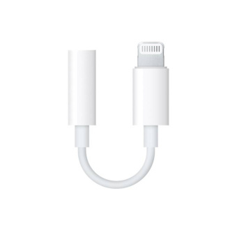 Переходник Apple MMX62ZM/A Jack 3.5 (f)-Lightning (m) белый - купить недорого с доставкой в интернет-магазине