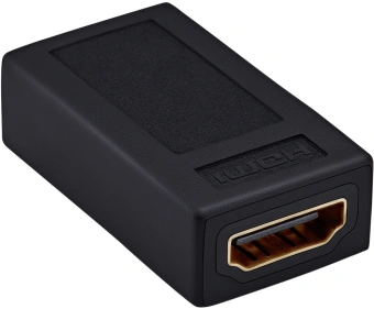 Адаптер аудио-видео Buro HDMI (f)/HDMI (f) позолоч.конт. черный (BHP-ADP-HDMI-2.0) - купить недорого с доставкой в интернет-магазине