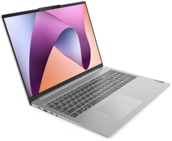 Ноутбук Lenovo IdeaPad Slim 5 16ABR8 Ryzen 7 7730U 16Gb SSD512Gb AMD Radeon 16" IPS WUXGA (1920x1200) noOS grey WiFi BT Cam (82XG0097RK) - купить недорого с доставкой в интернет-магазине