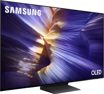 Телевизор OLED Samsung 55" QE55S90FAUXRU Series 9 черный графит 4K Ultra HD 120Hz DVB-T2 DVB-C DVB-S2 USB WiFi Smart TV - купить недорого с доставкой в интернет-магазине