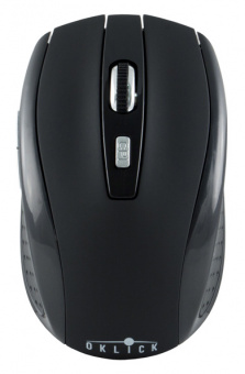 Мышь Оклик 455MW черный оптическая (1600dpi) беспроводная USB для ноутбука (6but) - купить недорого с доставкой в интернет-магазине