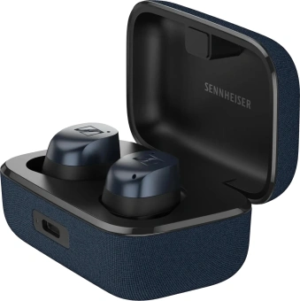 Гарнитура внутриканальные Sennheiser Momentum True Wireless 4 синий беспроводные bluetooth в ушной раковине (700449 MTW4 DENIM BLUE) - купить недорого с доставкой в интернет-магазине