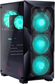 ПК Bloody BD-PC RB55C1 MT Ryzen 5 5600X (3.7) 32Gb SSD1Tb RTX4060 8Gb Windows 11 Home GbitEth 500W черный (RUS) (2107186) - купить недорого с доставкой в интернет-магазине