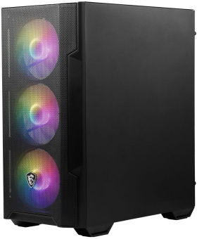 Корпус MSI MAG Forge M100A черный без БП mATX 2x120mm 2xUSB2.0 1xUSB3.0 audio bott PSU - купить недорого с доставкой в интернет-магазине