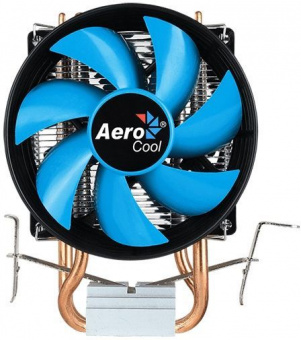 Устройство охлаждения(кулер) Aerocool Verkho 2 Dual Soc-AM4/1151/1200/2066 4-pin 15-25dB Al+Cu 120W 370gr Ret - купить недорого с доставкой в интернет-магазине
