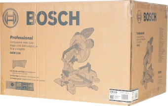 Торцовочная пила Bosch GCM 216 1300Вт 4800об/мин d=216мм - купить недорого с доставкой в интернет-магазине