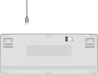 Клавиатура A4Tech Fstyler FBX53C белый USB беспроводная BT/Radio slim Multimedia (FBX53C) - купить недорого с доставкой в интернет-магазине