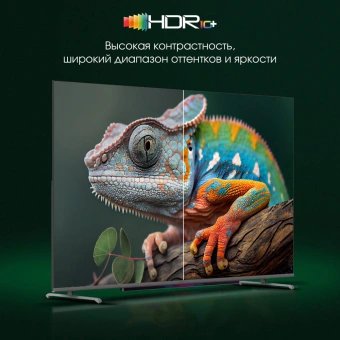 Телевизор QLED Digma Pro 65" QLED 65L Google TV Frameless черный/серебристый 4K Ultra HD 120Hz HSR DVB-T DVB-T2 DVB-C DVB-S DVB-S2 USB WiFi Smart TV - купить недорого с доставкой в интернет-магазине