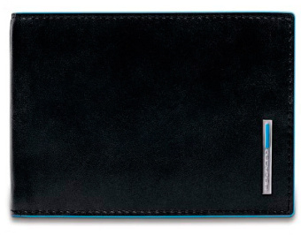 Кошелек мужской Piquadro Blue Square PU1392B2R/N черный натур.кожа - купить недорого с доставкой в интернет-магазине