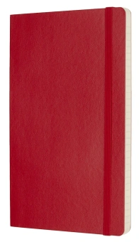 Блокнот Moleskine CLASSIC SOFT QP616F2 Large 130х210мм 192стр. линейка мягкая обложка красный - купить недорого с доставкой в интернет-магазине