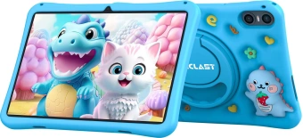 Планшет Teclast P30T Kids A523 (1.8) 8C RAM4Gb ROM64Gb 10.1" IPS 1280x800 Android 14 синий 5Mpix 2Mpix BT WiFi microSD 256Gb 6000mAh 10hr - купить недорого с доставкой в интернет-магазине