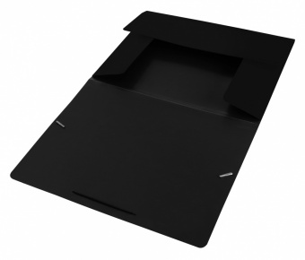 Папка на резинке Бюрократ DeLuxe DL510BLCK A4 пластик кор.30мм 0.7мм черный - купить недорого с доставкой в интернет-магазине
