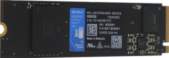 Накопитель SSD WD PCIe 4.0 x4 500GB WDS500G4B0E SN5000 Blue M.2 2280 - купить недорого с доставкой в интернет-магазине